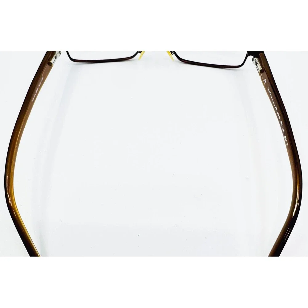 William Rast Eyeglasses Mens Brown Rectangular WR1008 MBRN 54-17-140
